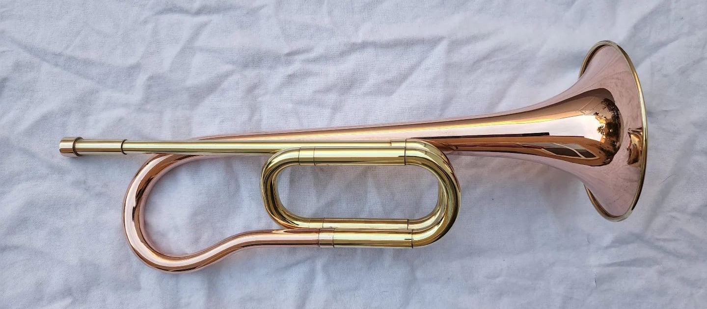 Del Quadro Custom Bugle in Copper and Yellow Brass